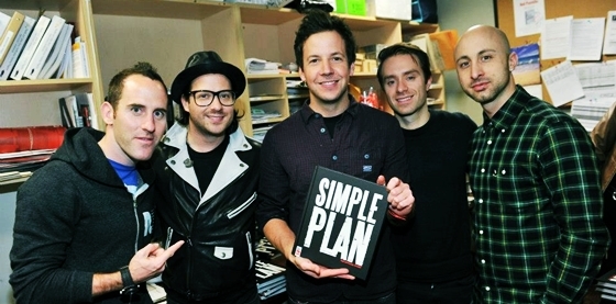 Simple Plan with the book