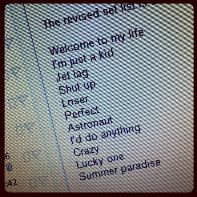 Kiehl's divulga prévia da setlist para o show do Simple Plan » Simple